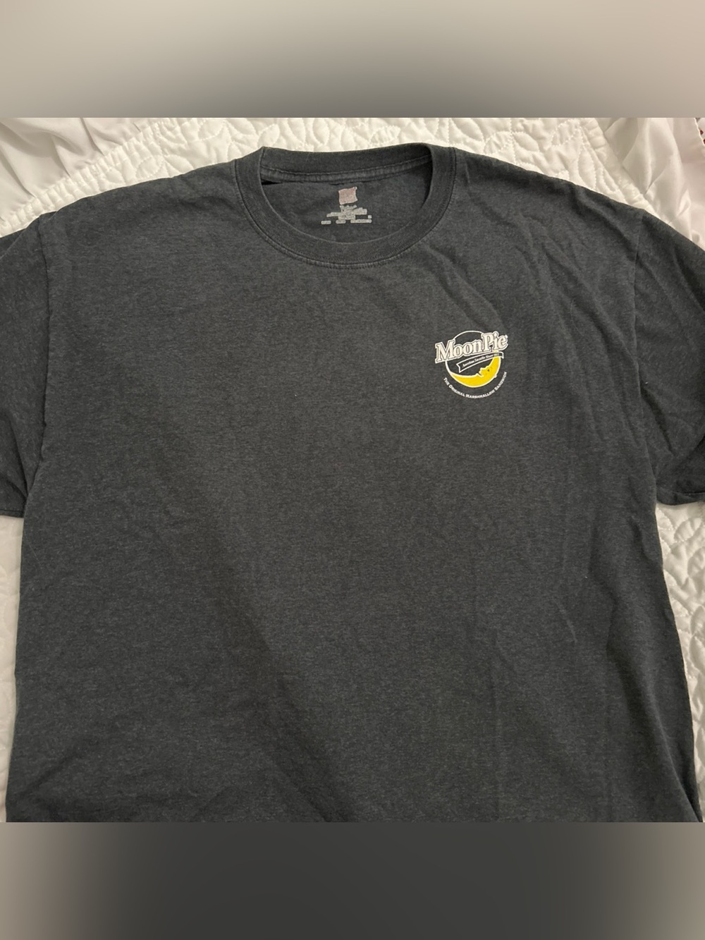 Vintage Grey moonpie shirt graphic front and back